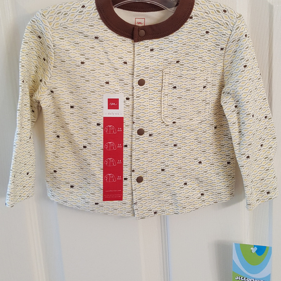 TEA COLLECTION TODDLER SHIRT KAME  PRINT UNISEX NWT Designer Kids Wear - Picture 3 of 7
